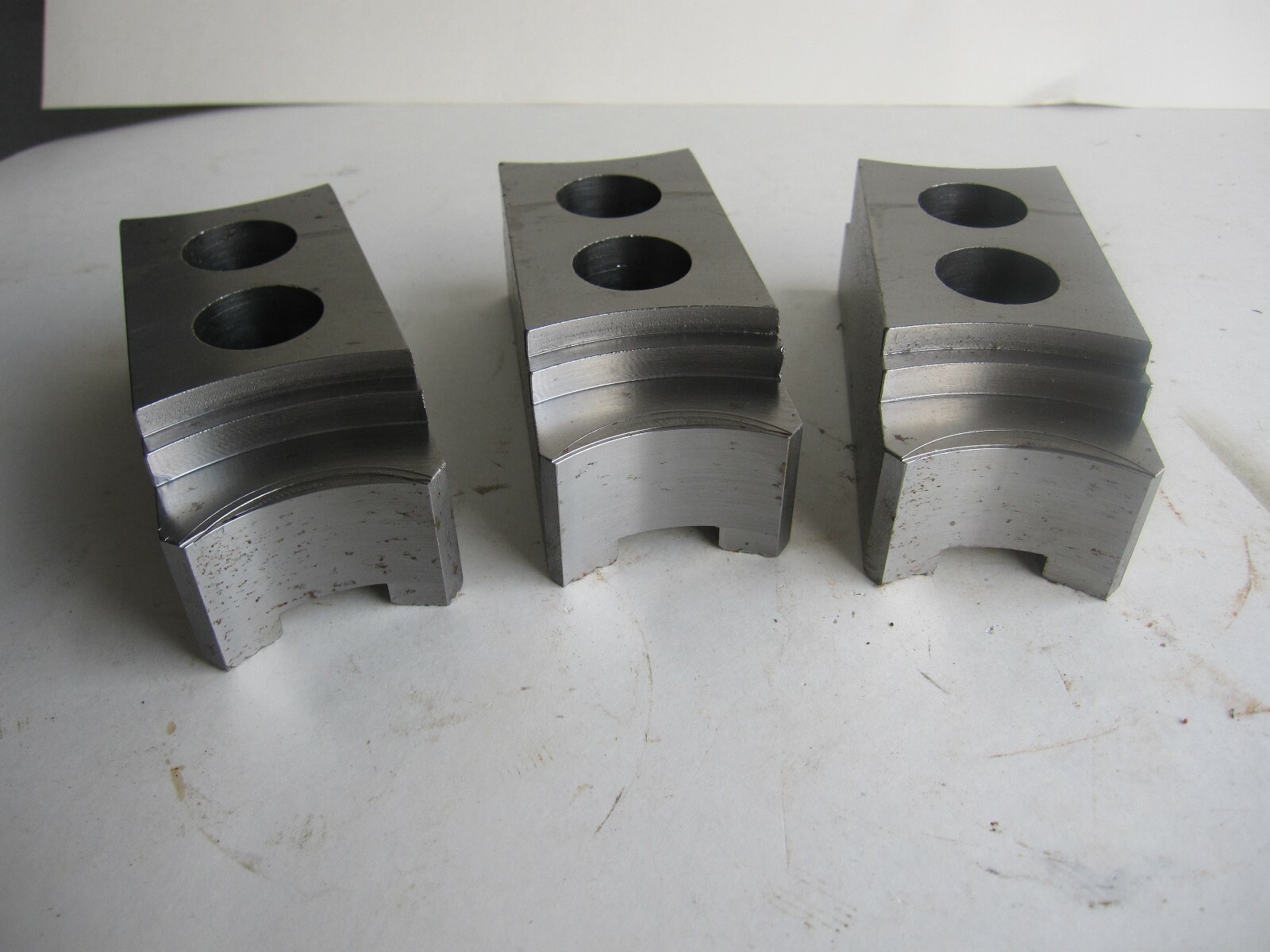 ABBOTT HOW27M12S serrated Lathe Chuck Jaws set of 3 (modified)