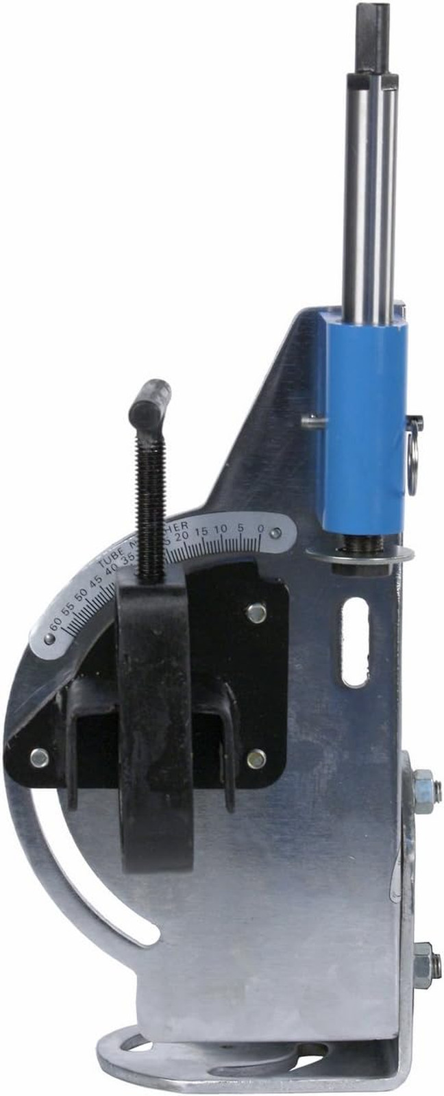 Tube and Pipe Notcher Tool – 2″ Capacity, 0-60° Angle Cuts, Drill Press Mount, C