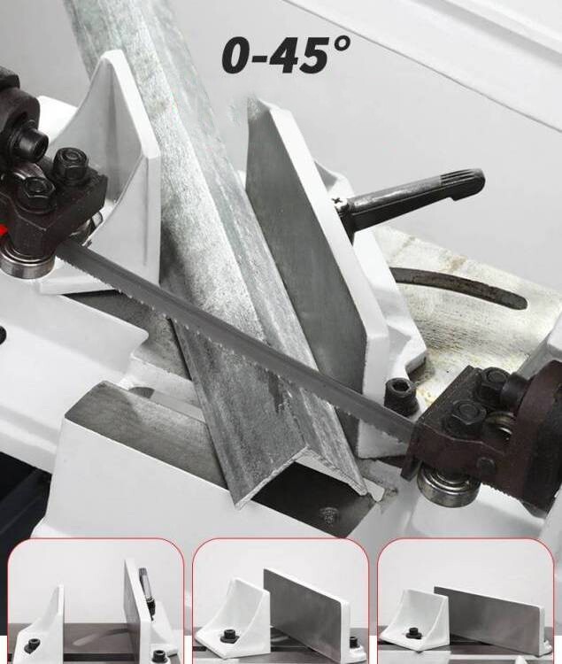 Metal Band Saw Machine Horizontal & Vertical Dural Angle Bandsaw Hacksaw Machine