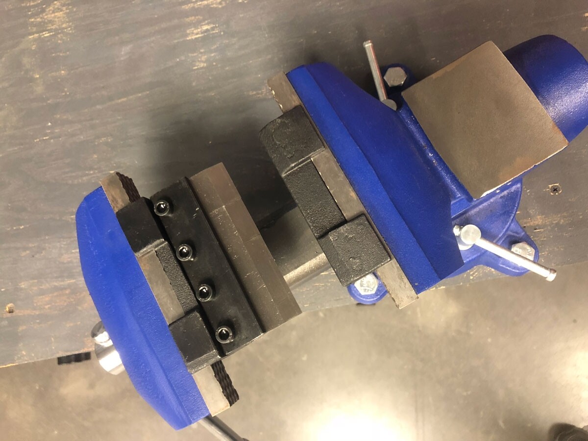 Eastwood 4in Vise Mount Press Metal Brake Bend Sheet Heavy Duty Bench Iron Clamp