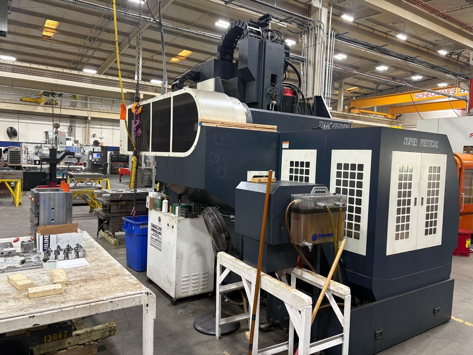 JOHNFORD DMC-1500H SUPER VERTICAL CNC MACHINING CENTER FANUC 18IMB