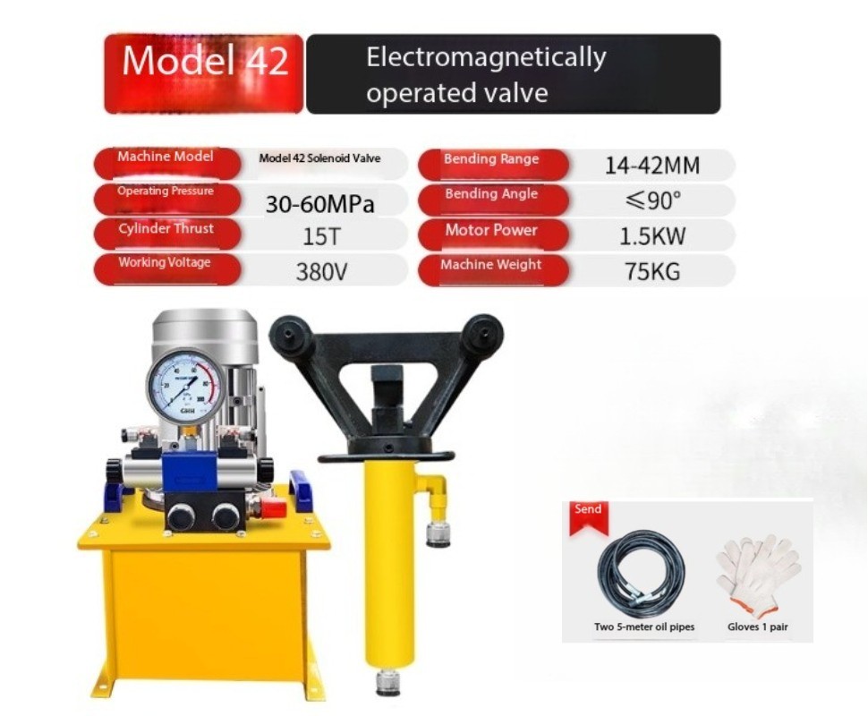 Portable Rebar Bending Machine Compact Hydraulic Straightening and Bending Tool