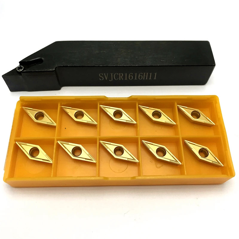 External Turning Tool Holder VCMT SVJCR1010H11 1212H11 2020K11 CNC Lathe Cutting