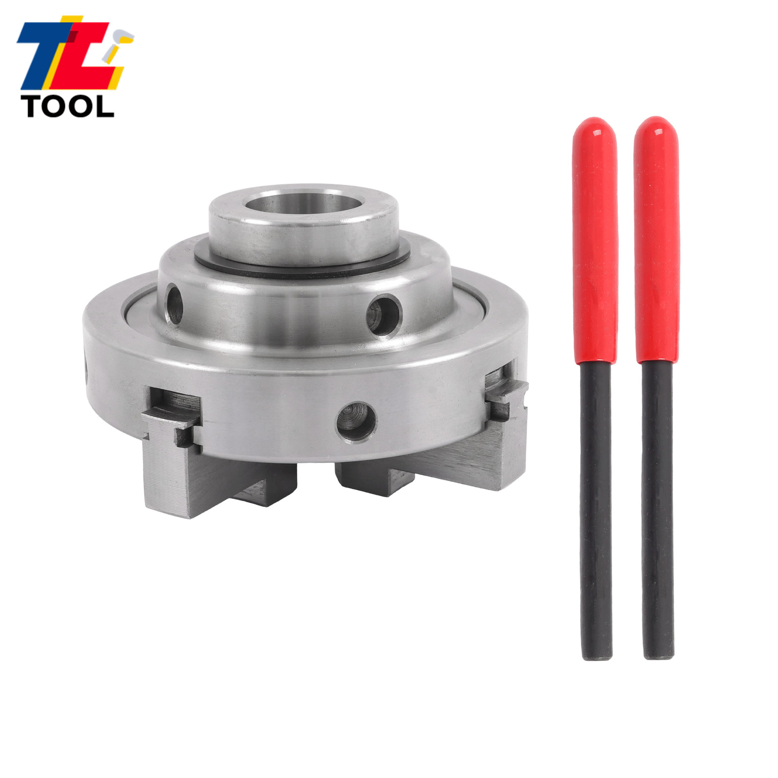 4 Inch High Concentricity 4 Jaw Lathe Chuck Set 1×8 TPI Self Centering