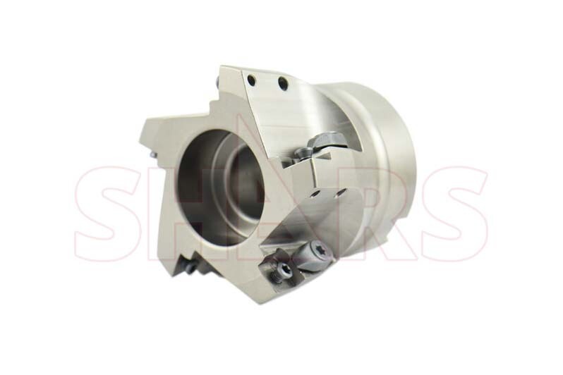 Shars 3″ High Feed Indexable Face Mill 5FL 4 Cutting Edge SDMT 120412 Insert S[