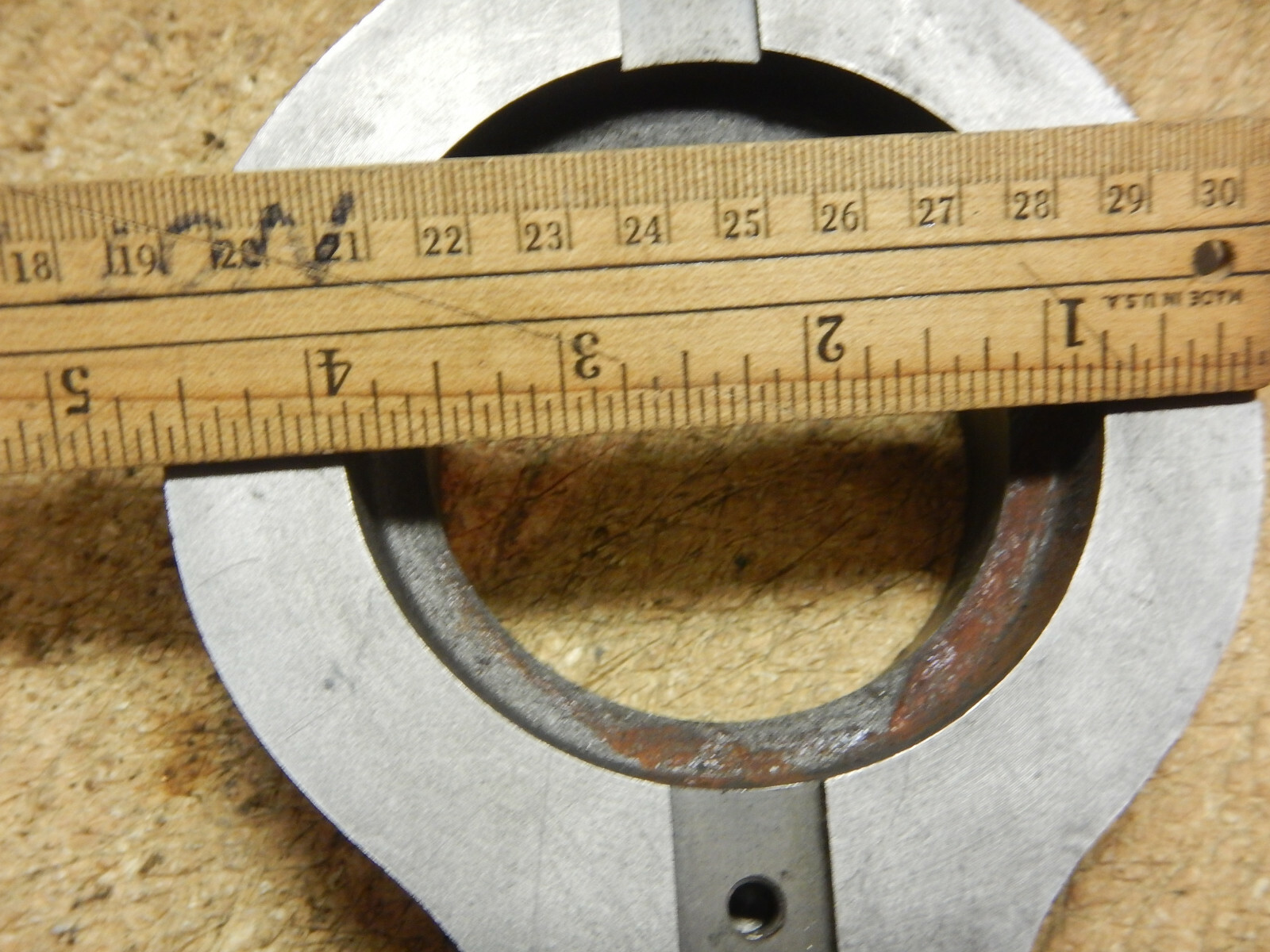 VINTAGE SMALL SWIVEL BASE CASTING AND CLAMP BAR FOR VISE VICE POSSIBLE PALMGREN