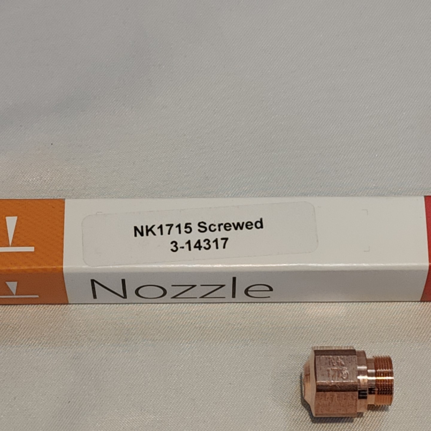 10x Genuine BYSTRONIC LASER COPPER NOZZLE NK1715 3-14317 314317 CO2 Brand New