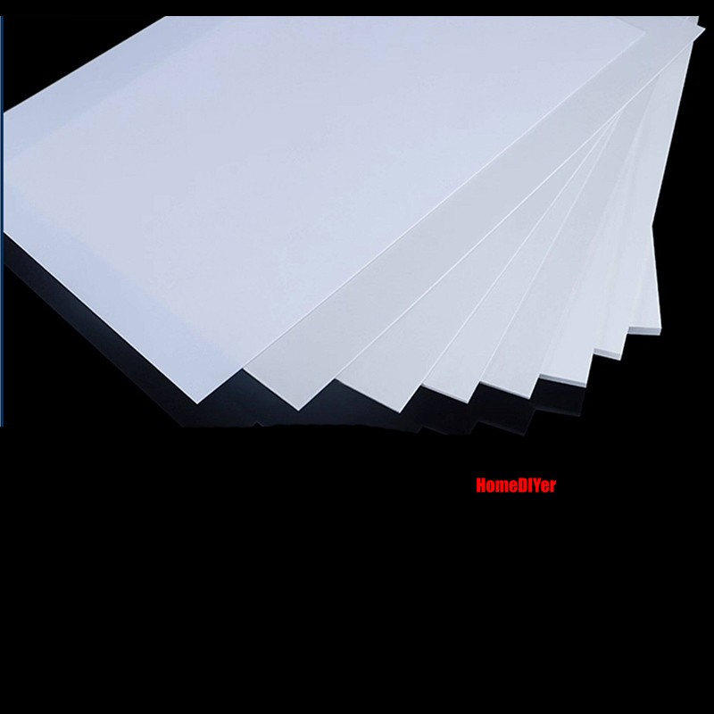 ABS Plastic Sheet DIY Project Model Making Plate Board Black White Beige 0.5-5mm