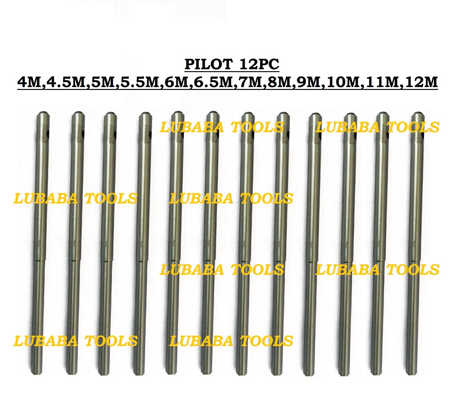 Valve Seat Grinding Pilot Set of All Sizes Sioux And Black and Decker 4mm 5/16″