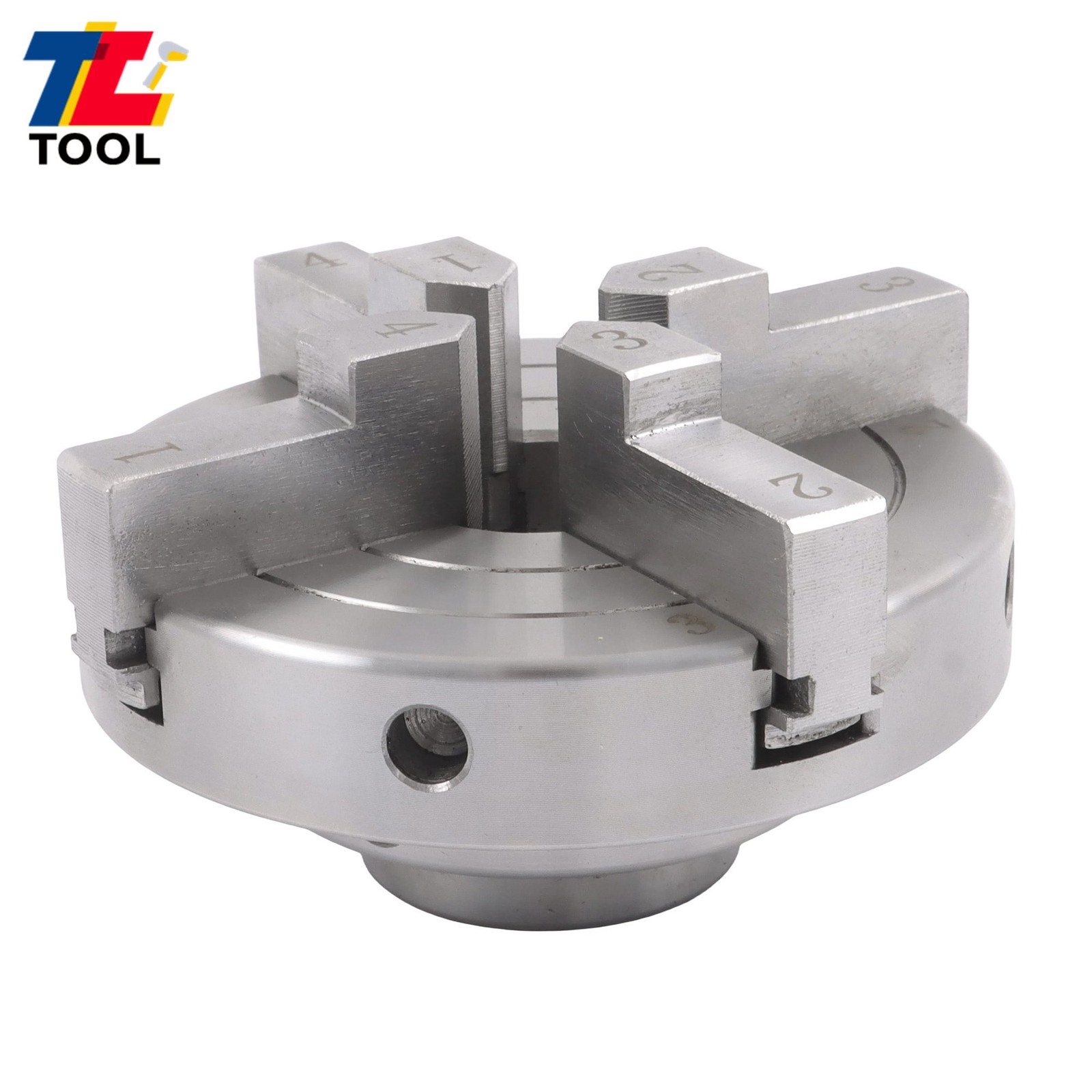 4 Inch High Concentricity 4 Jaw Lathe Chuck Set 1×8 TPI Self Centering