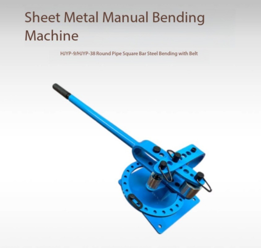 Floor-Standing Metal Bending Machine Manual Bench-Top Pipe Bender Flat Steel