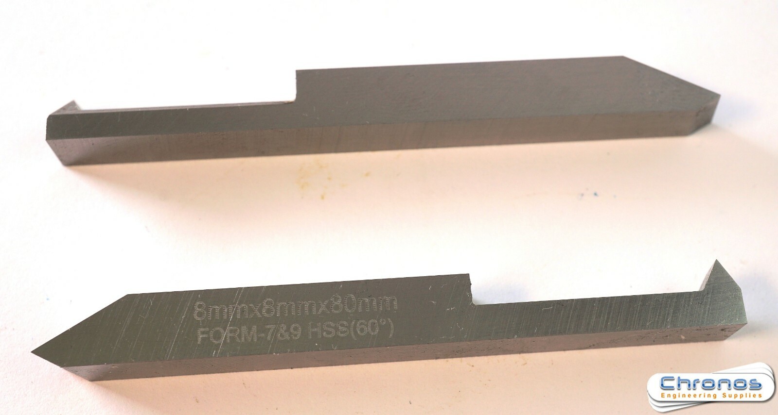 Lathe Threading Tools Metric & Imperial 8mm Pack of Two HSS (Ref: 136210)