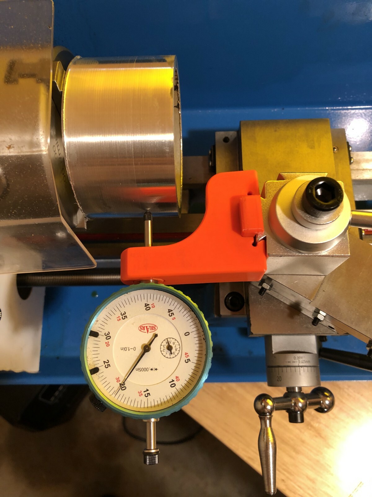 Mini Lathe Quick Change Tool Post Dial Indicator Holder!(Indicator Not included)