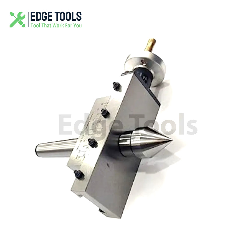 2MT Shank Lathe Taper Turning Attachment Cross Slide With Revolving Live Center
