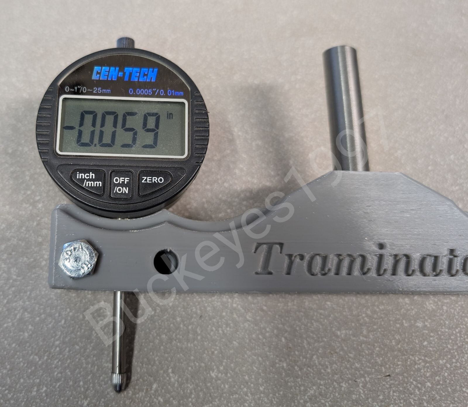 Traminator Spindle Square Tramming Tool 0.50″ shank for mill drill press lathe