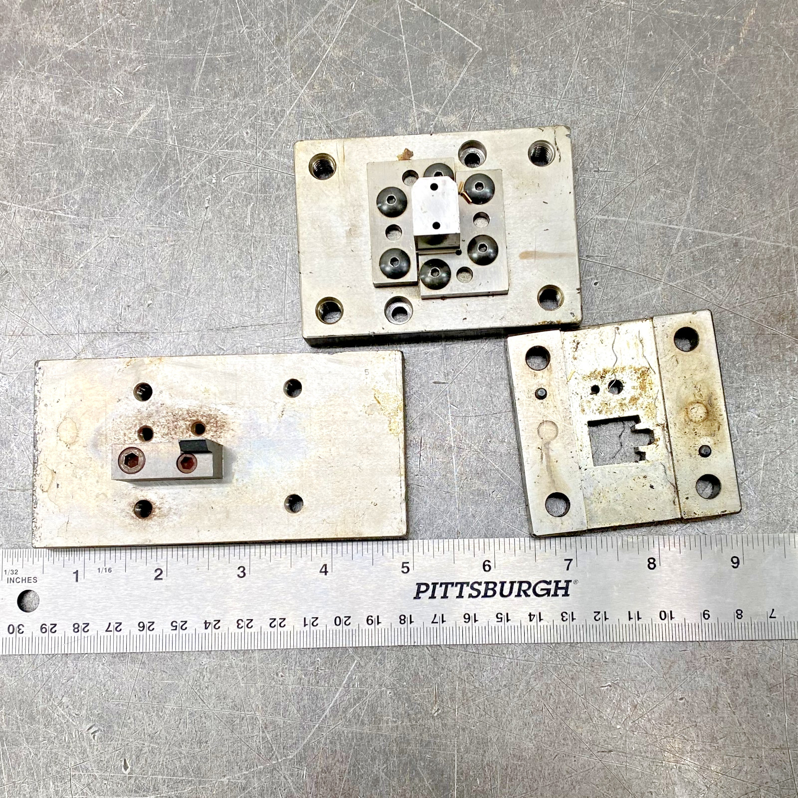 Precision Die Set Pneumatic Punch Press Stamping Die Parts Lot of 31 lbs