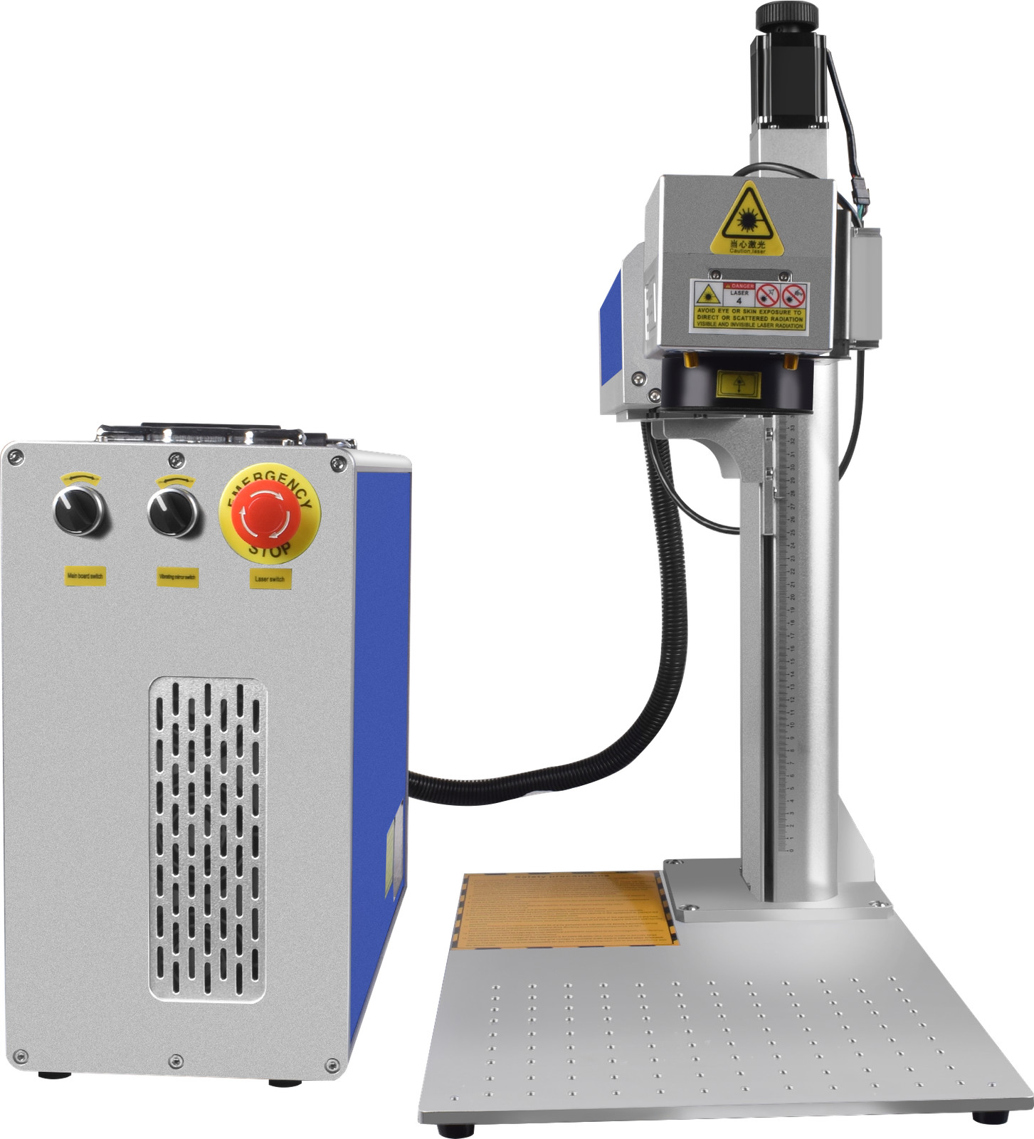 Scotle 100W JPT Mopa M7 Auto Focus Fiber Laser Marking Machine Metal Engraving