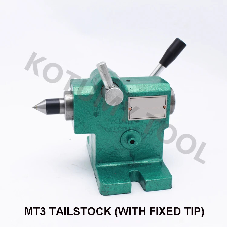 Lathe Tailstock MT3 Lathe Tailstock Assembly Quick Extension Center Height 100MM