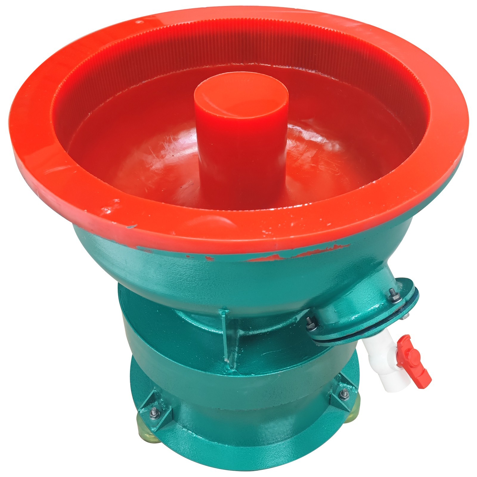 220V 3Phase 60L Vibratory Polisher Vibration Deburring Grinder for Hardware Part