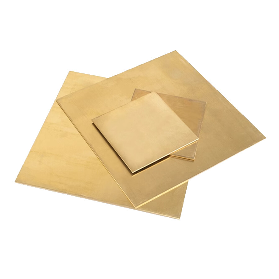 H62 Brass Metal Flat Plate Panel Square Sheet Foil Thick 0.5mm~6mm Various Sizes