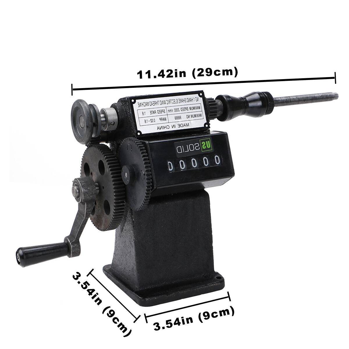 Manual Coil Winder NZ-1 Hand-operated Winding Machine Number Counting 0-99999