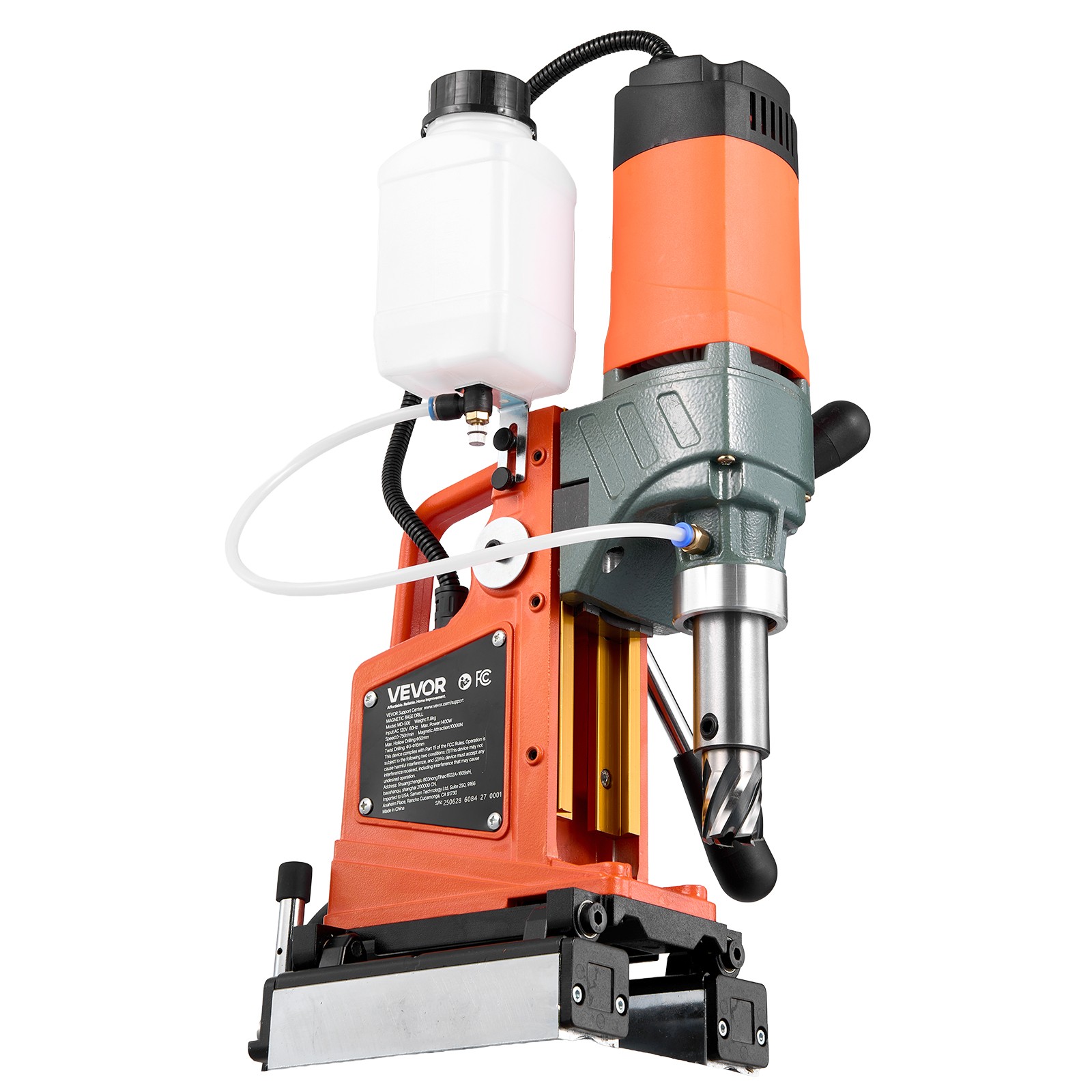 VEVOR Magnetic Drill Press Mag Drill Press 1400 W 0-750 RPM with 11 Core Bits