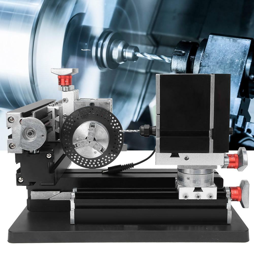 100-240V 60W All-Metal Drilling Milling Machine Kits DIY Tool XYZ Shaft 12000rpm