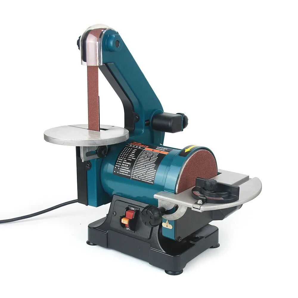 Belt Polishing Grinding Sanding Machine Small Woodworking Desktop Sander 300W