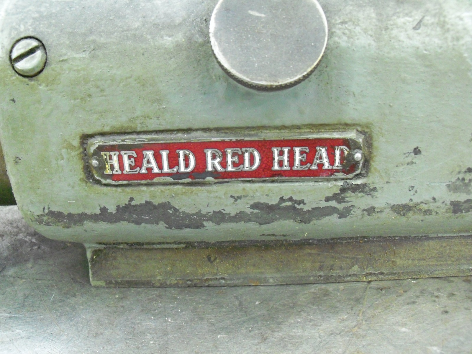 Heald Machine Co. Type 47-1B Red Head Grinder Spindle Head, Max Speed 12500
