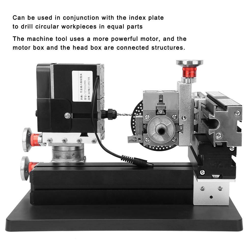 100-240V 60W All-Metal Drilling Milling Machine Kits DIY Tool XYZ Shaft 12000rpm