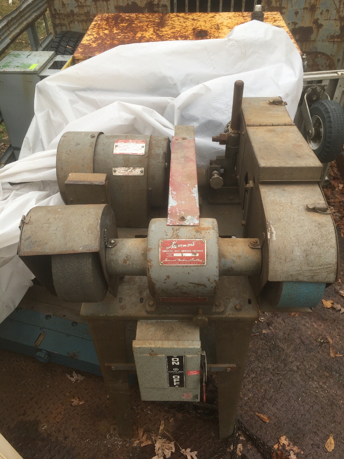 Hammond Abrasive Belt Grinder Polisher Sander Buffer Machinist Tool Knife Maker