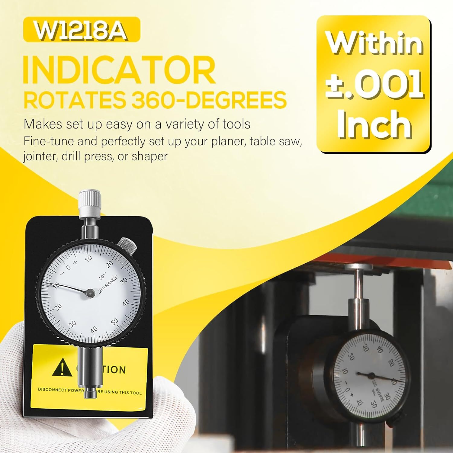 360 Degree Durable Powerful Magnetic Rotacator W1218A for Planers Dial Indicator