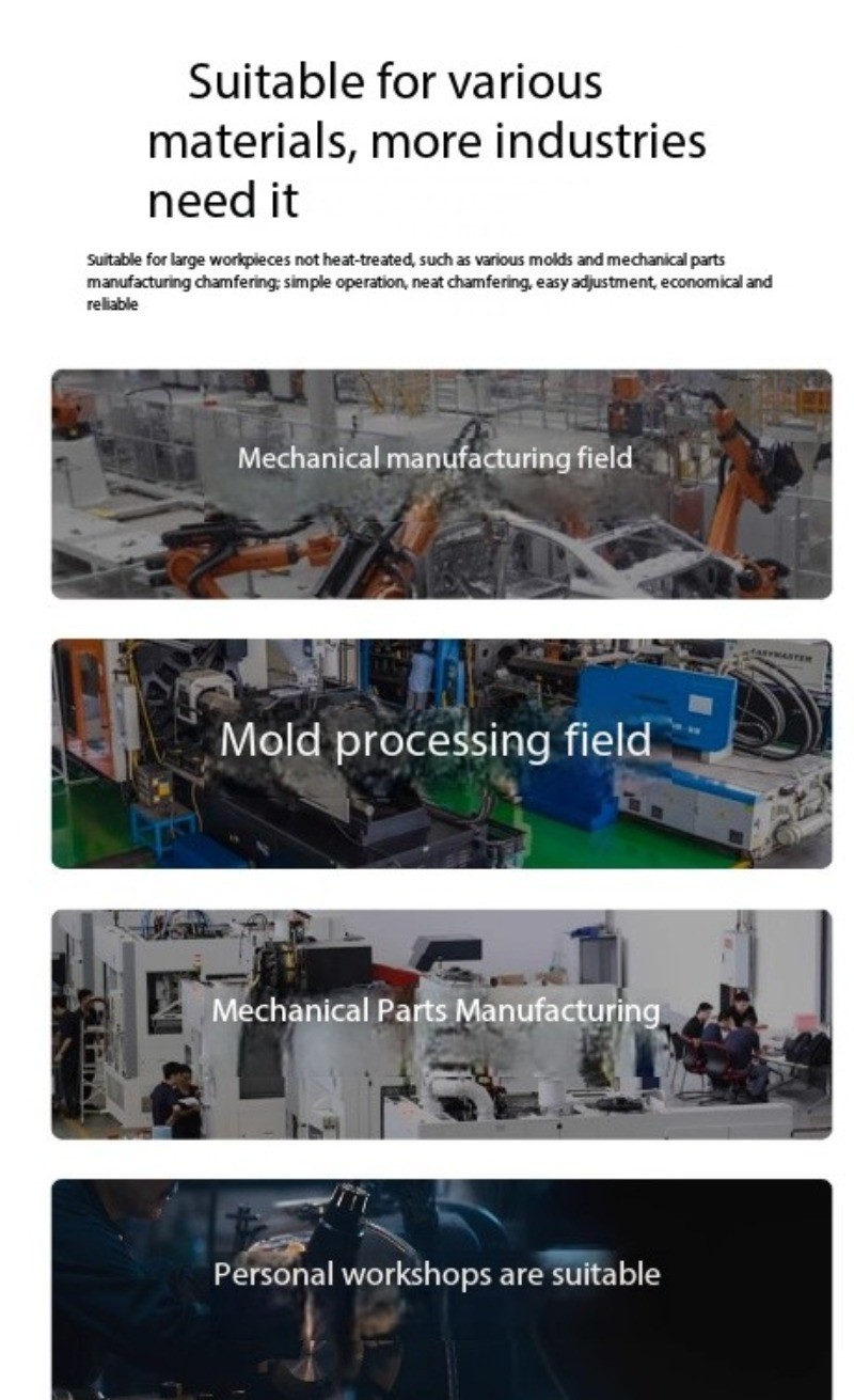 Handheld 45-Degree Beveling Machine Handheld Straight-Edge Metal Beveling Tool