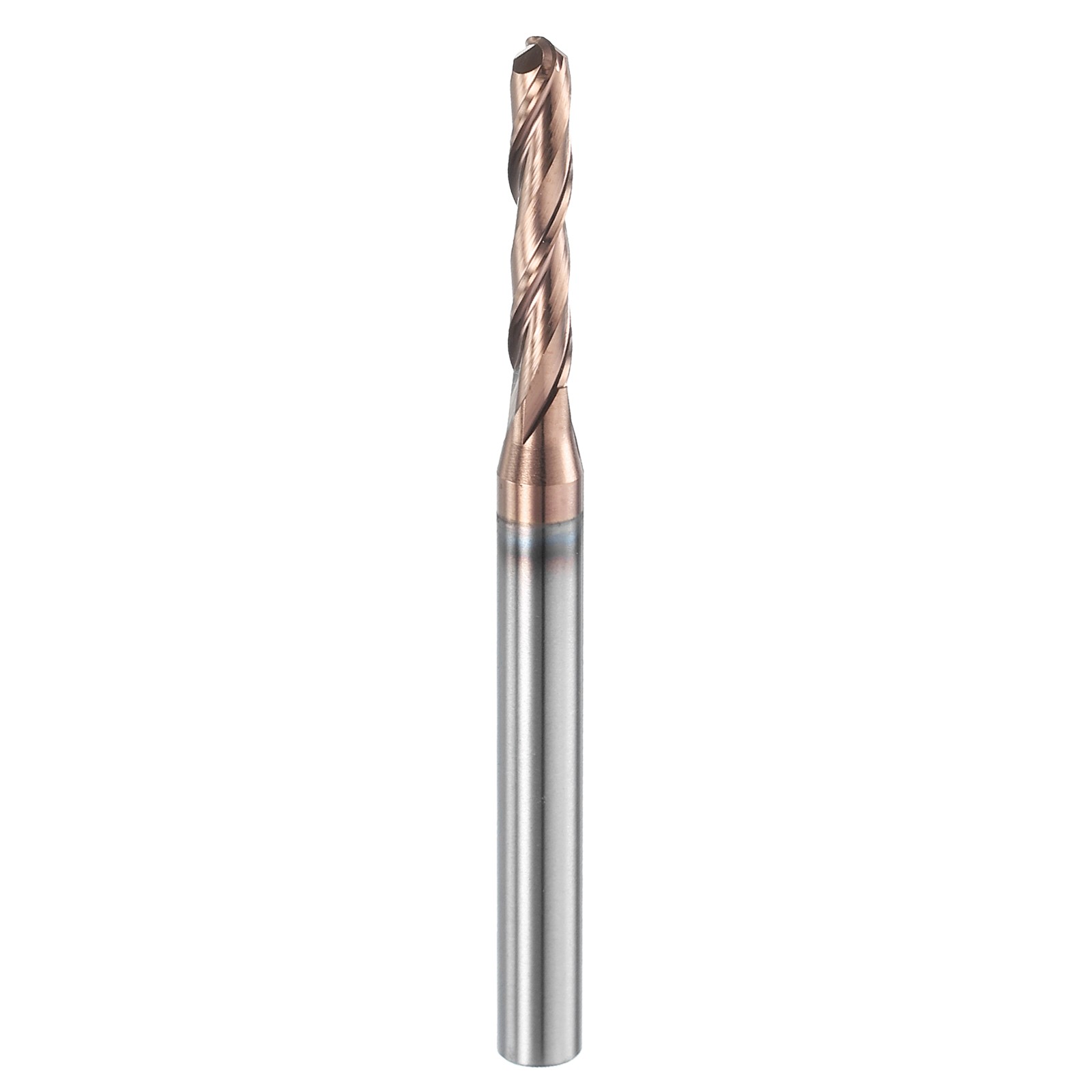 2 Flute Ball Nose End Mill 1/2″ Cutting Length TICN Coated for Carving Engraving