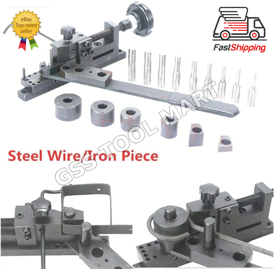 Manual Metal Bender Bar Tube Pipe Wire Bending Machine Universal Mini Biegemasch