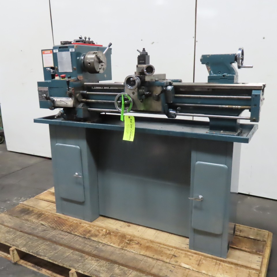Enco 110-2034 12″ x 36″ Gap Bed Bench Engine Lathe 1-1/2Hp 110/120-230V 1Ph