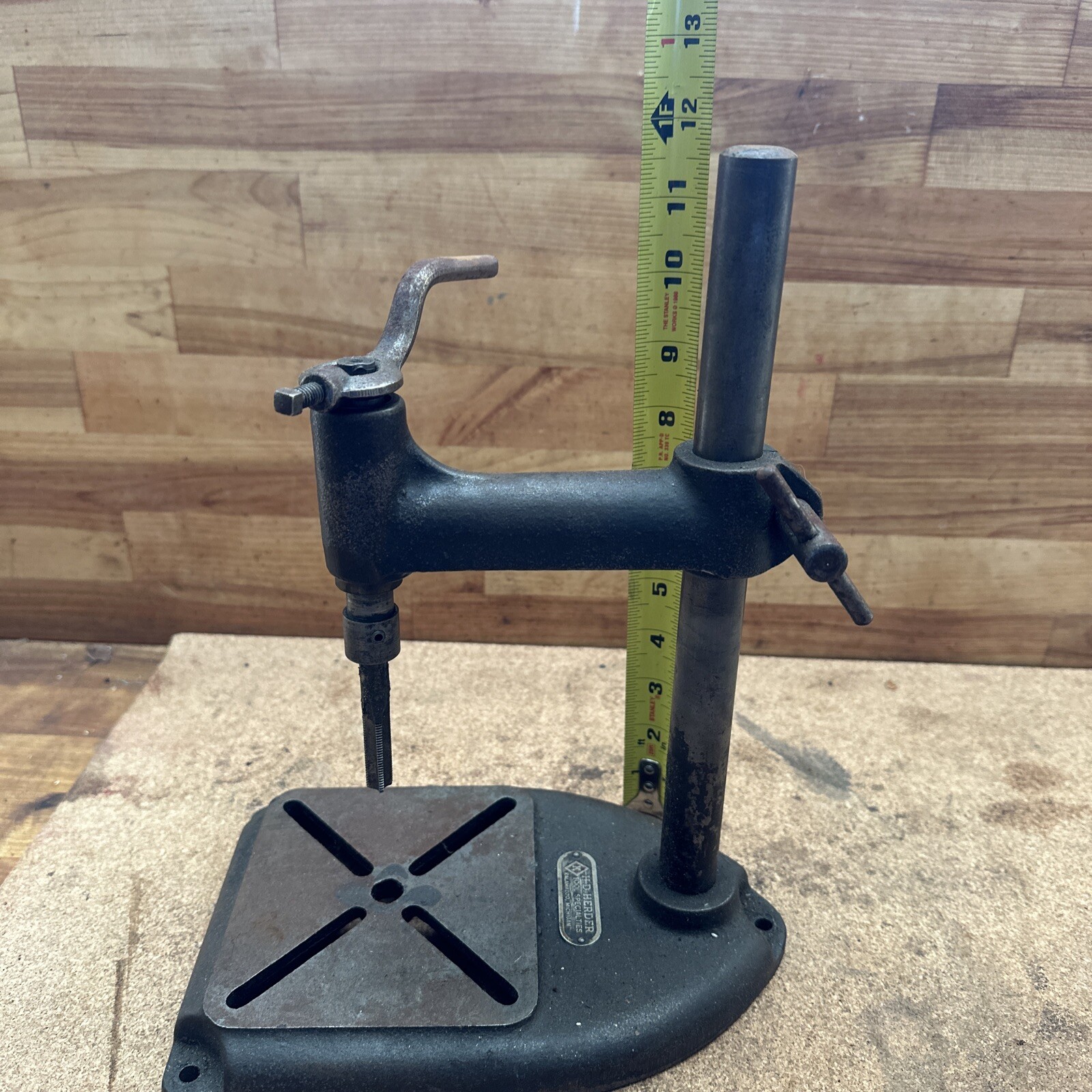 Vintage H.D. Herder USA Bench Hand Tapper Press Tool – Kalamazoo, Michigan