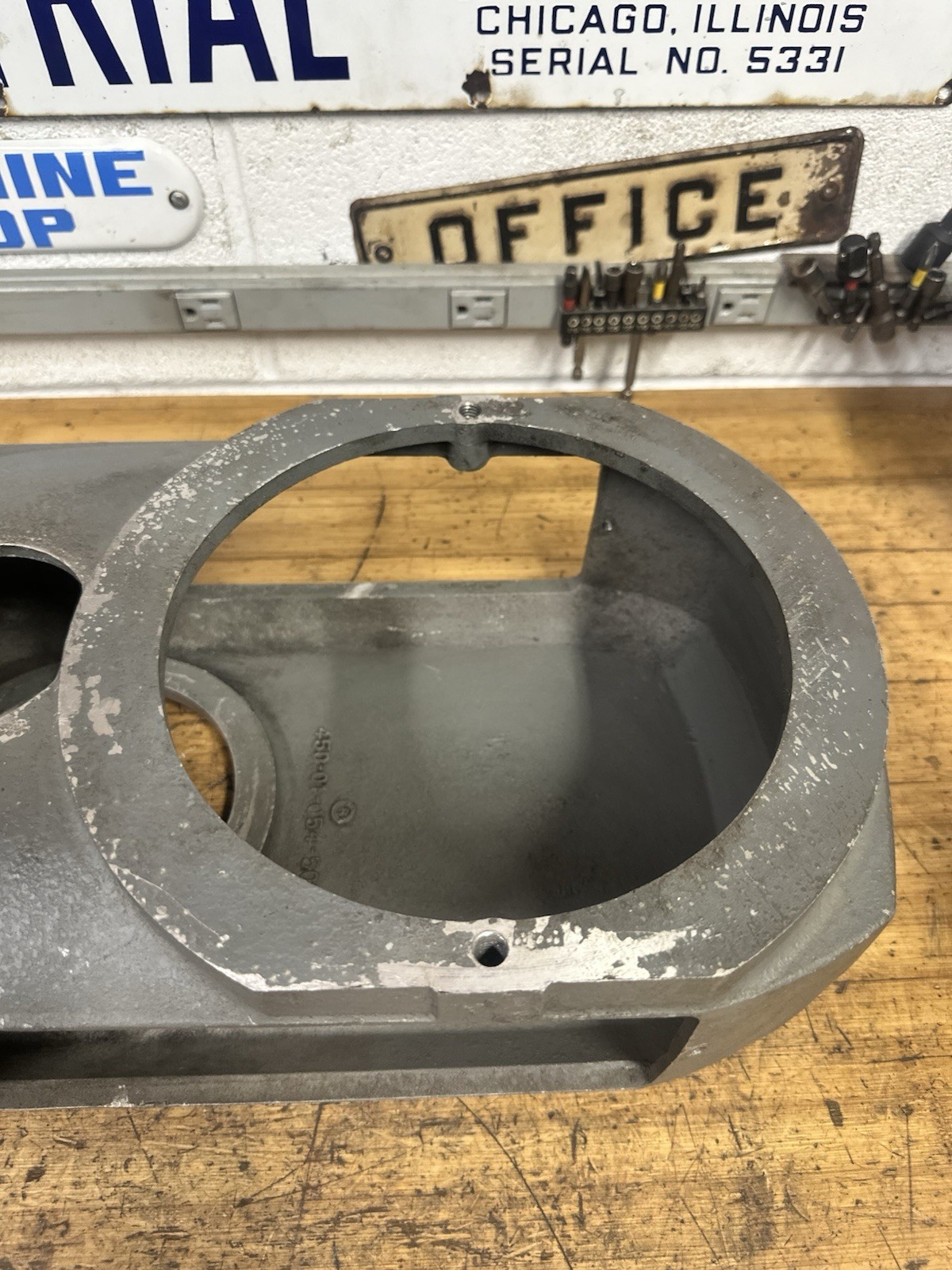 Rockwell 21-100 Milling Machine Headstock Belt Cover Guard