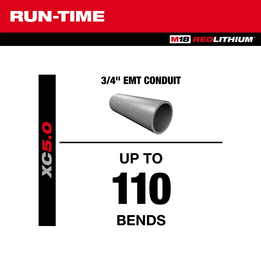 Milwaukee 5150-20 M18 FUEL 18V Branch Conduit Bender w/ Auto-Zero – Bare Tool