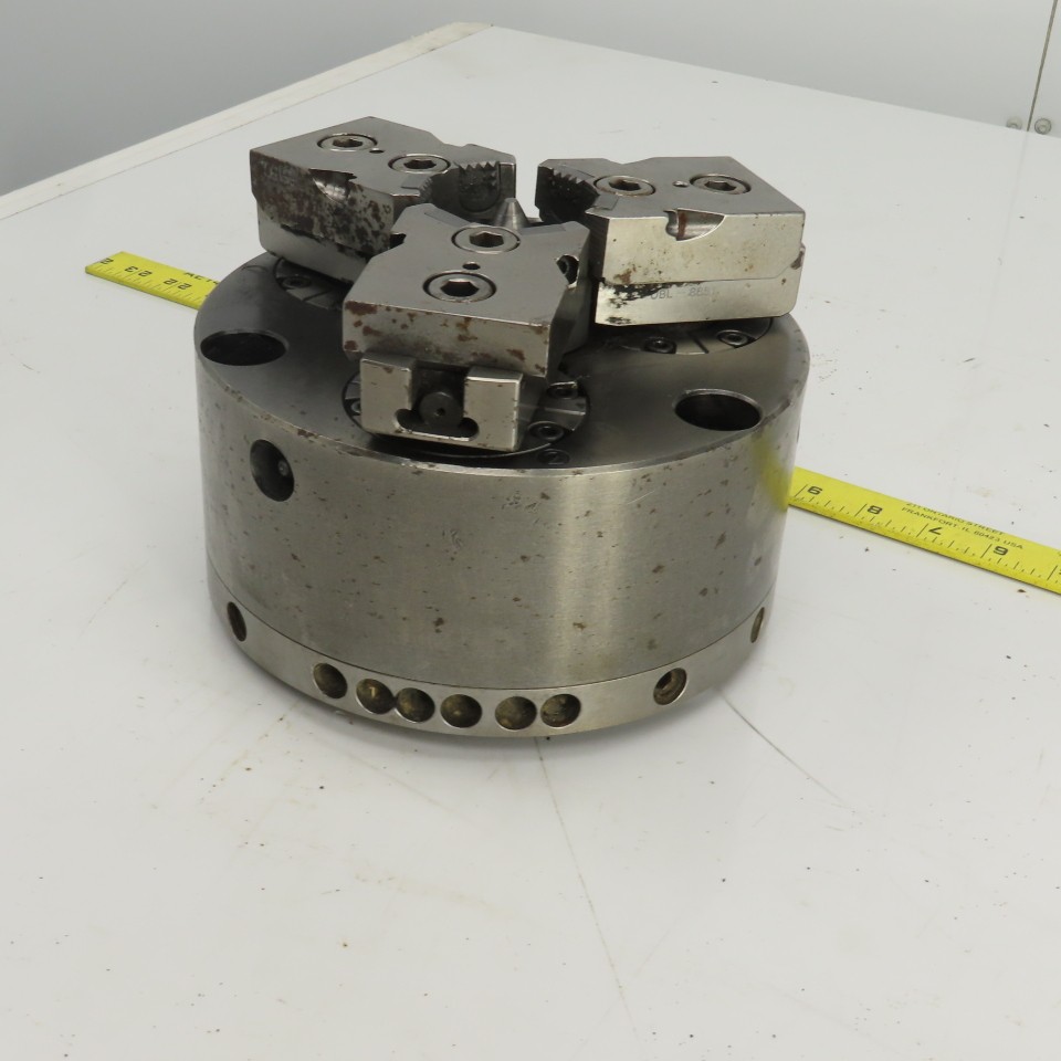UBL-8851 CNC Lathe 8″ Diam. 3 Jaw Universal Large Ball Lock Chuck 8000LBS Max