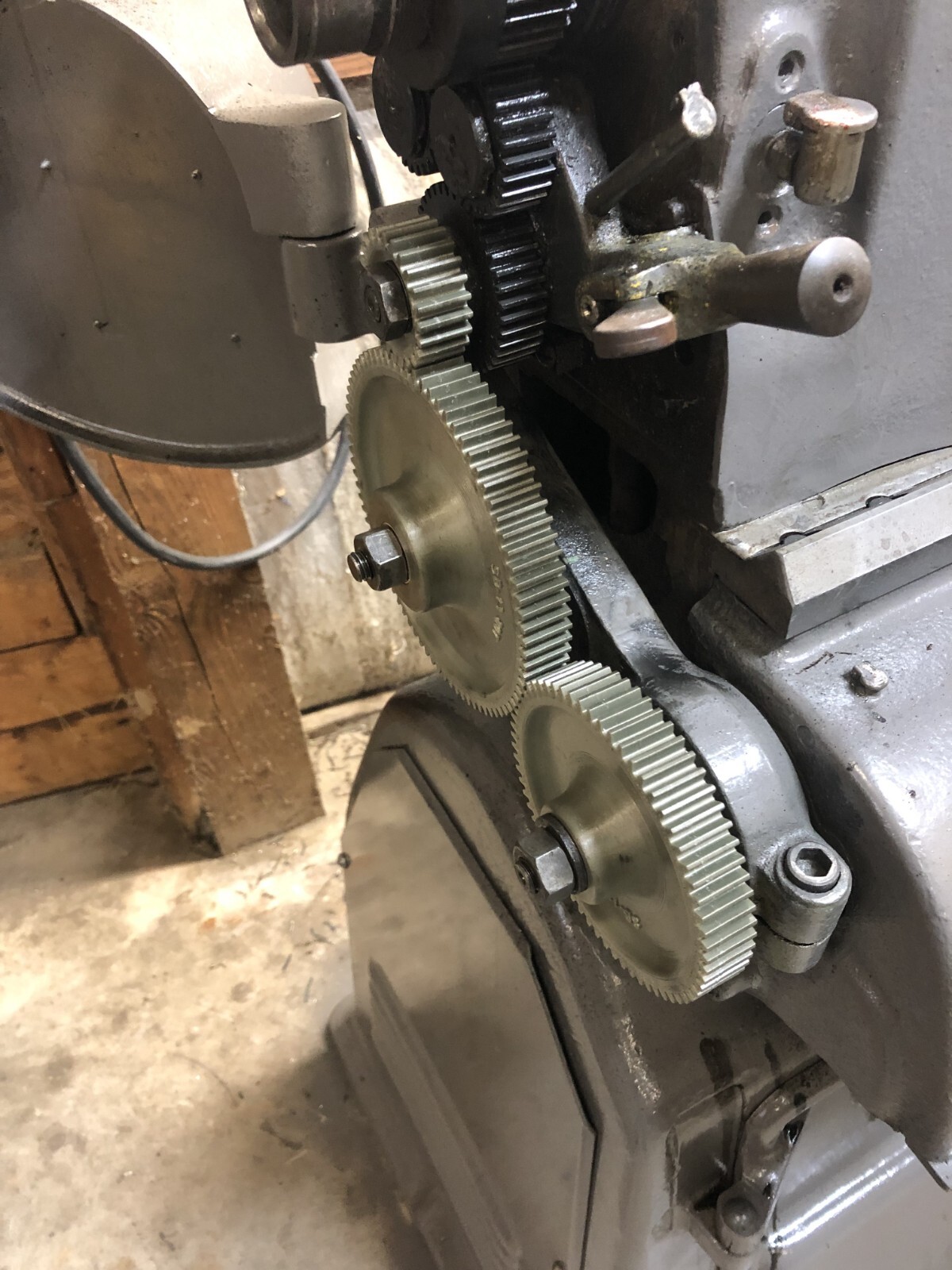 SOUTH BEND 13 Metal Lathe, STD Stud Gear 24T, 80T Bushed Idler, 64T Screw Gear