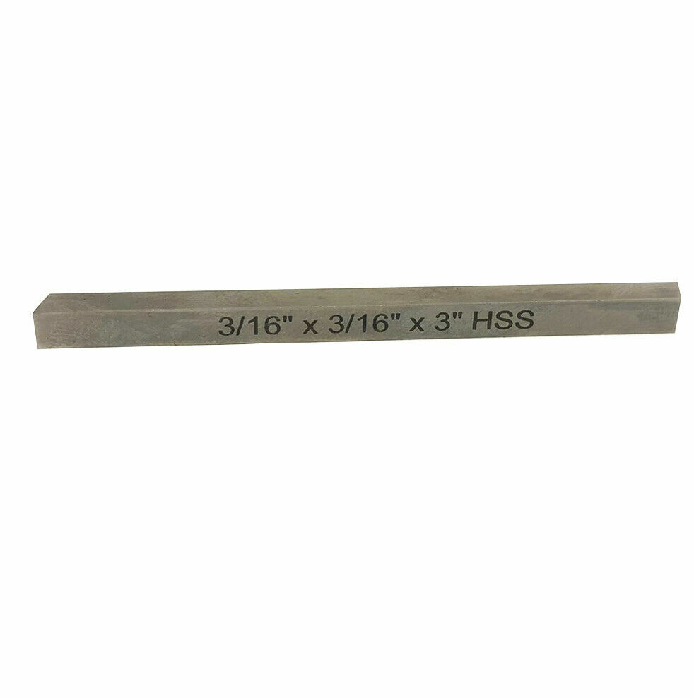 3/16″ x 3/16″ x 3″ Inch M2 HSS Square Tool Bit Lathe Fly Cutter (Pack 5)