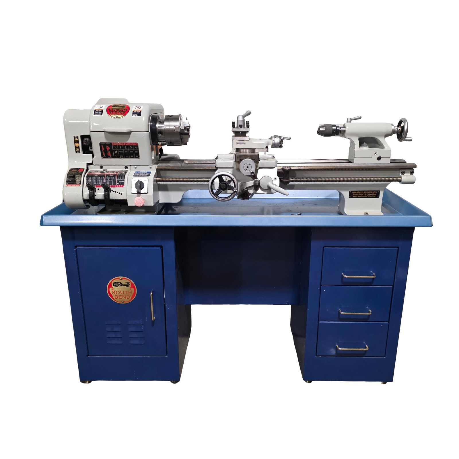 South Bend SB1002 10K-28″ Bench Lathe 9.84″ Swing 28″ Between Centers 1HP 120VAC