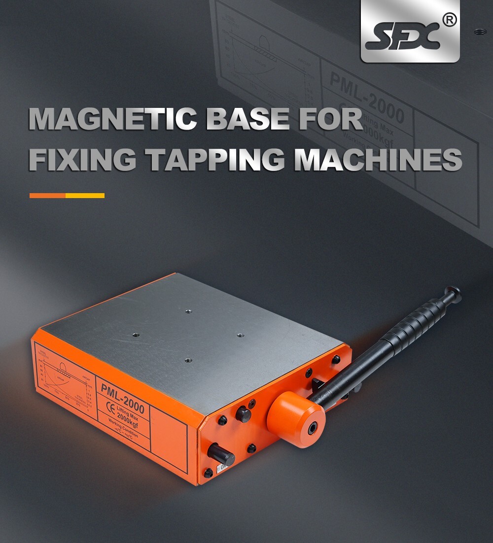 1000KG Magnetic Power Base for SFX M24HR/M30R/M36R Tapping Machine