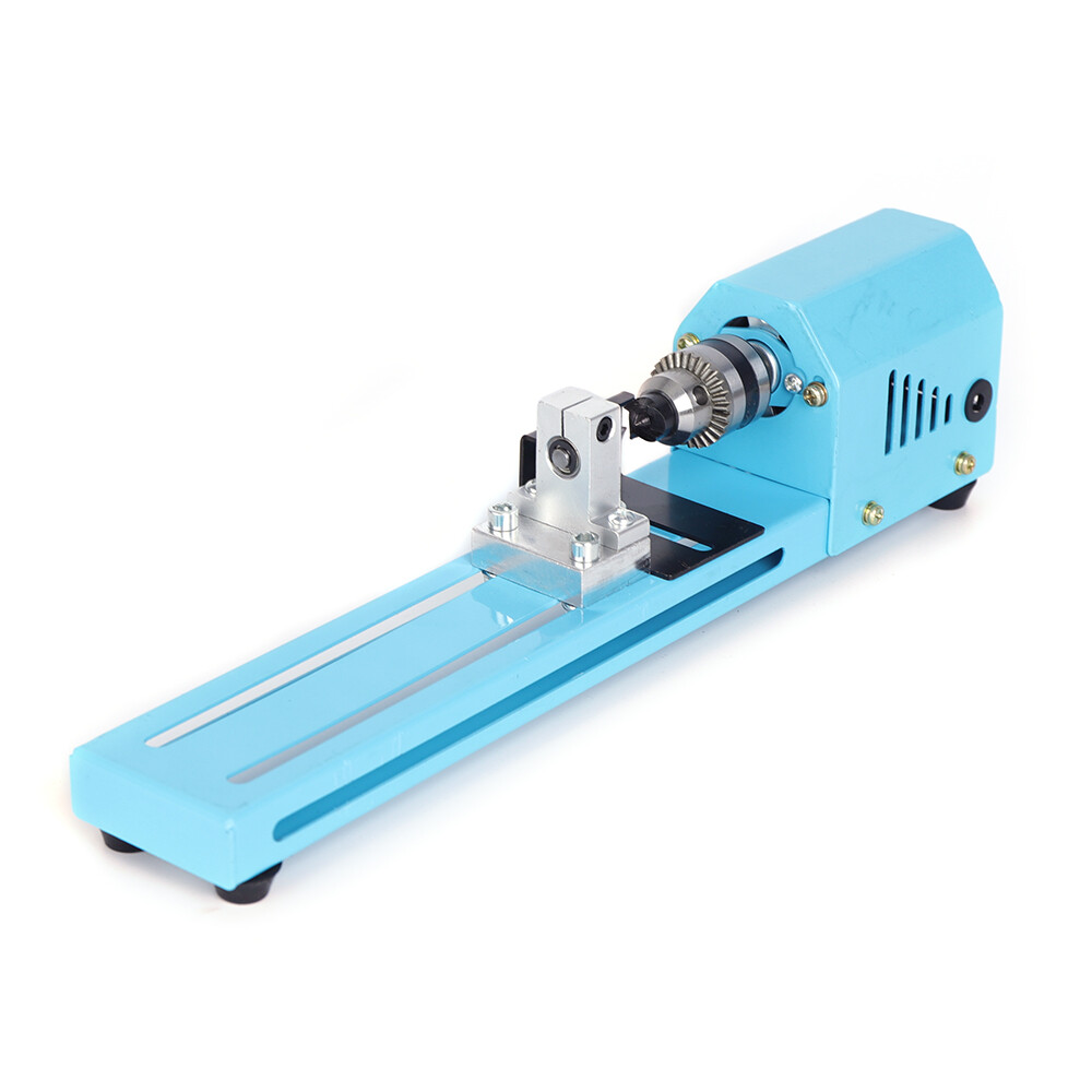 Small Mini Aluminum Alloy Lathe Polishing Machine Woodworking Cutting DIY Tools