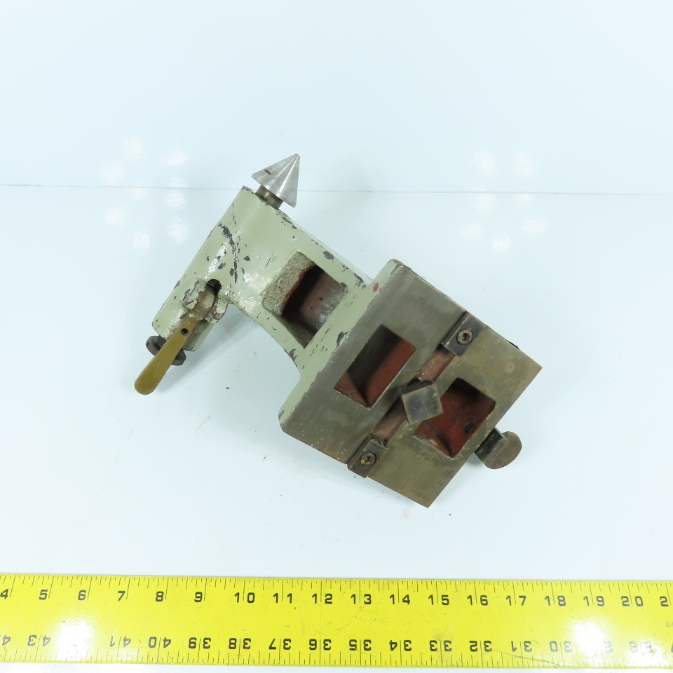 Unknown Make/Model Offset Lathe Tailstock For T-Slot W/Dead Center Quick Release