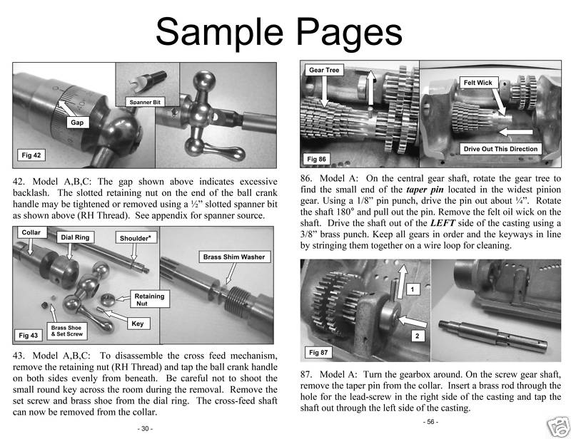South Bend Lathe 9″ Model A – Rebuild Guide & Parts Kit (Horizontal Drive)