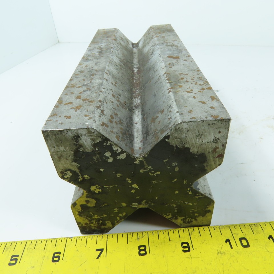3-1/4″ Square 4 Way Vee Press Brake Die 8″ Long