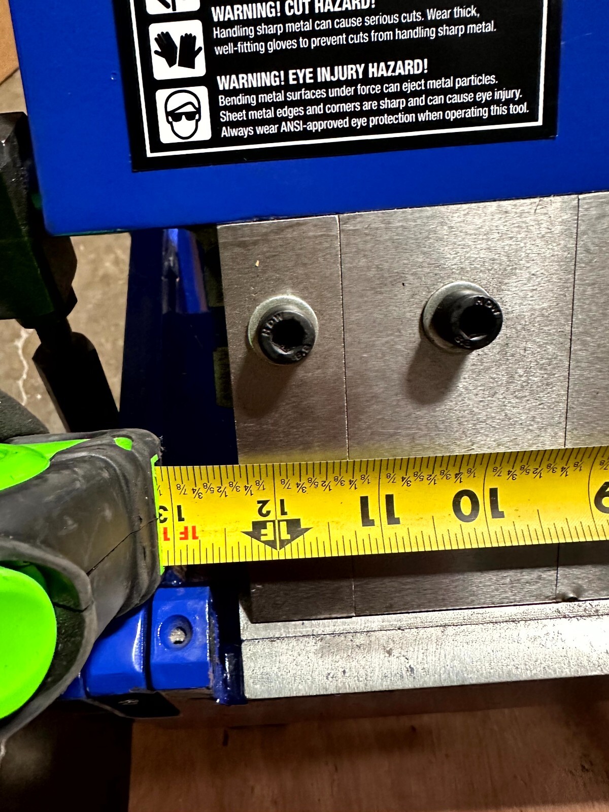 Eastwood 12 inch Box And Pan Sheet Metal Brake Tool, up to 135 Degree and 12”