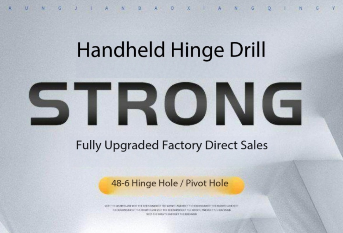 220V Portable Hinge Drill Hole Machine Woodworking Drill Boring Machine New